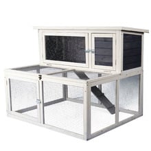 90cm Wooden Rabbit Hutch